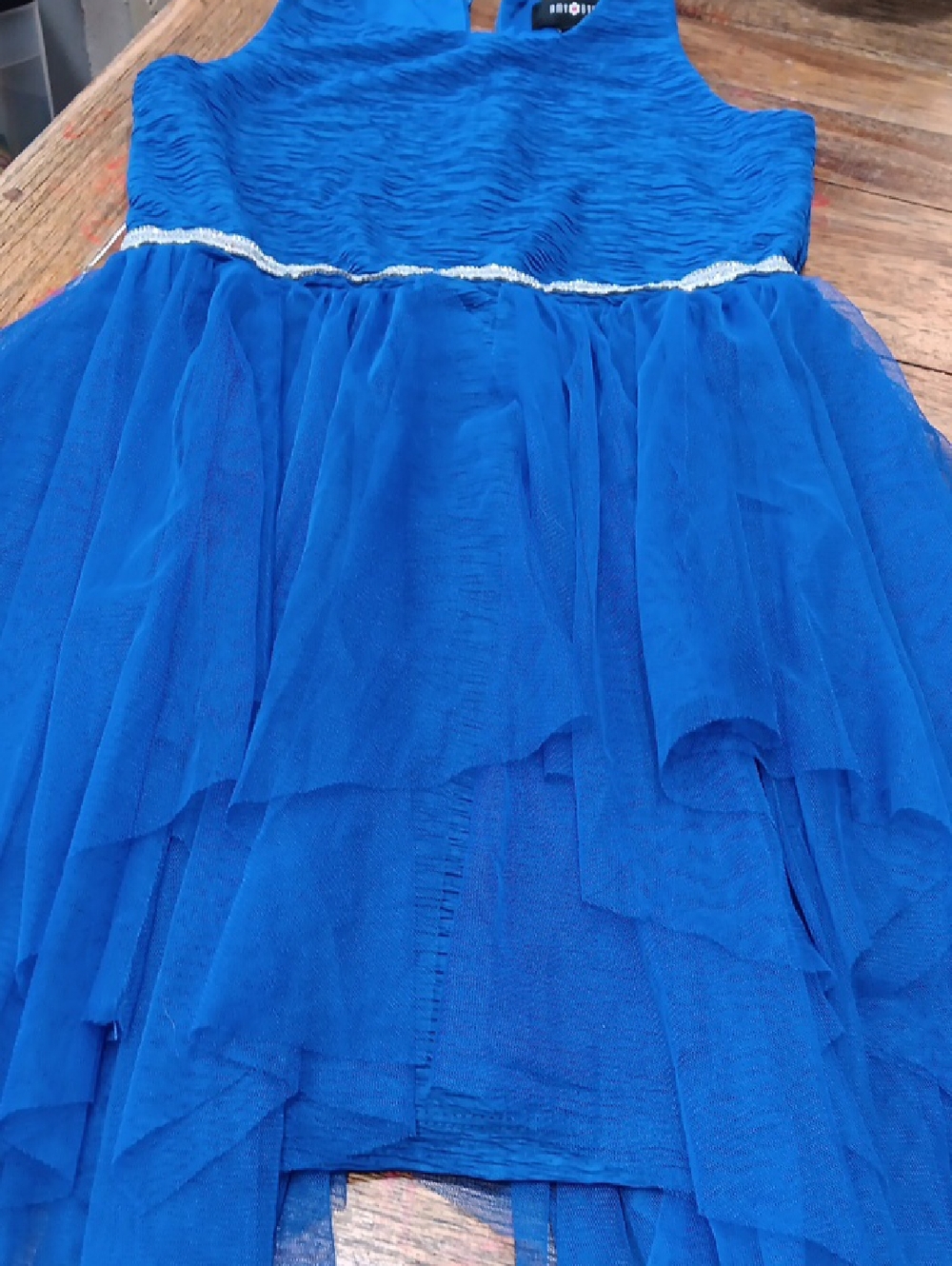Amy Byer Blue Girls' Tulle Party Dress -